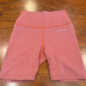 Pink Sporty & Rich biker shorts